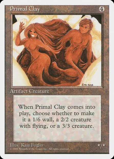 Argile primordiale, carte Magic 4ED 342 — extension Quatrième Edition