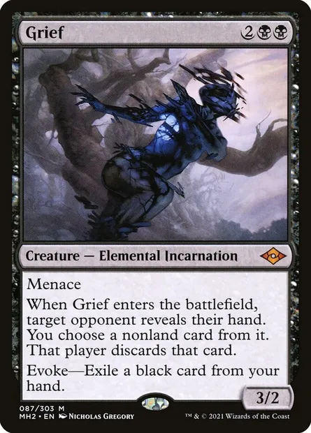Grief, Magic card MH2 87 — Modern Horizons 2 set