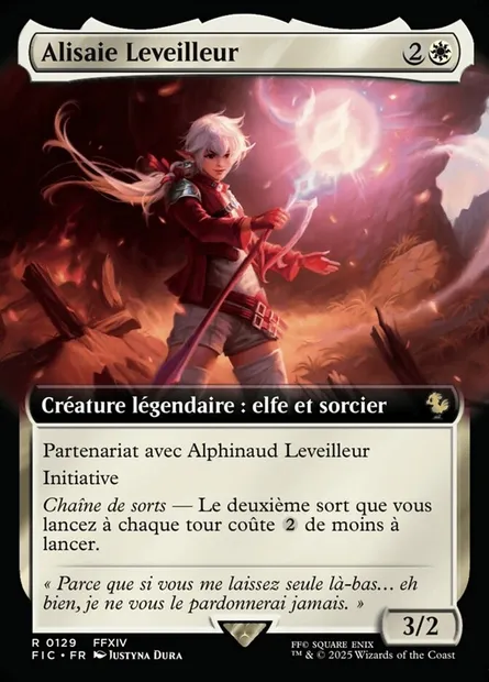 Alisaie Leveilleur, carte Magic FIC 129 — extension Final Fantasy Commander