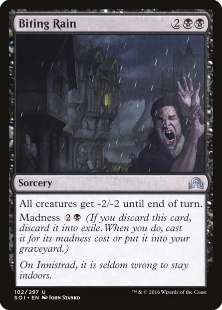Biting Rain, Magic card SOI 102 — Shadows over Innistrad set
