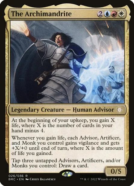 L'Archimandrite, carte Magic BRC 26 — extension The Brothers' War Commander
