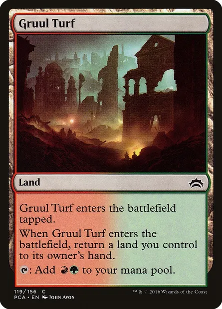 Gruul Turf, Magic card PCA 119 — Planechase Anthology set