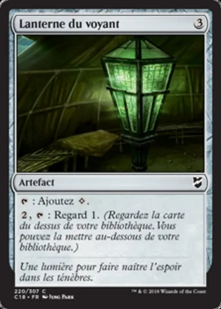 Lanterne du voyant, carte Magic C18 220 — extension Commander 2018