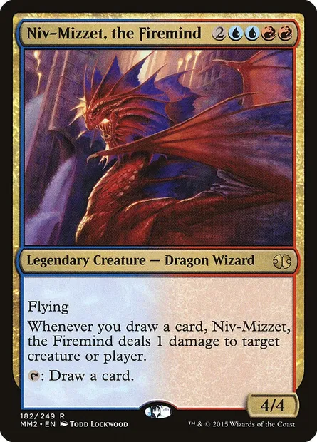 Niv-Mizzet, the Firemind, Magic card MM2 182 — Modern Masters 2015 set
