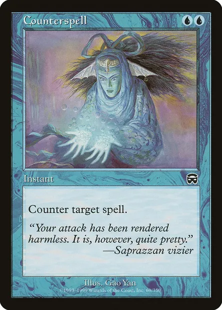 Contresort, carte Magic MMQ 69 — extension Masques de Mercadia