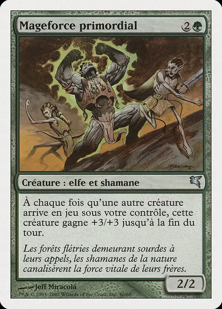 Primal Forcemage, Magic card PSAL I40 — Salvat 2005 set