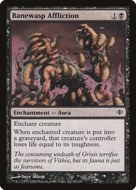 Banewasp Affliction, Magic card ALA 65 — Shards of Alara set
