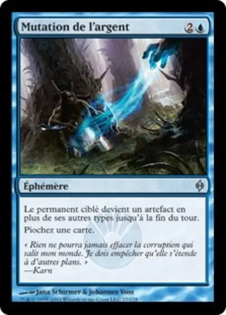 Mutation de l'argent, carte Magic NPH 27 — extension La Nouvelle Phyrexia