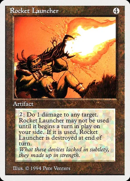 Lance-roquettes, carte Magic SUM 272 — extension Summer Magic / Edgar