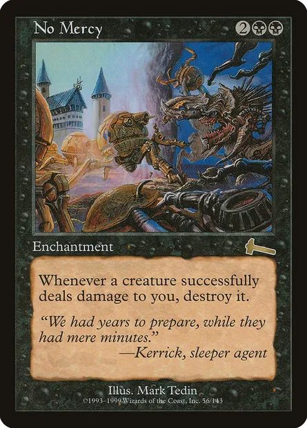 No Mercy, Magic card ULG 56 — Urza's Legacy set