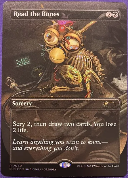 Read the Bones, Magic card SLD 7069 — Secret Lair Drop set