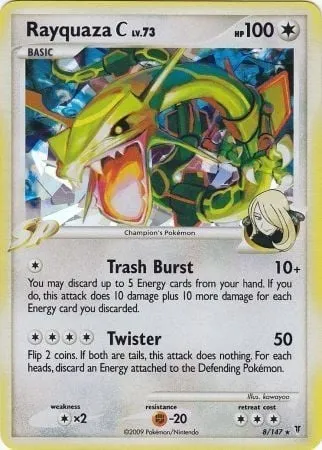 Rayquaza [C] Lv.73, carte Pokémon TDX 008-6 — extension Theme Deck & Blisters Exclusives