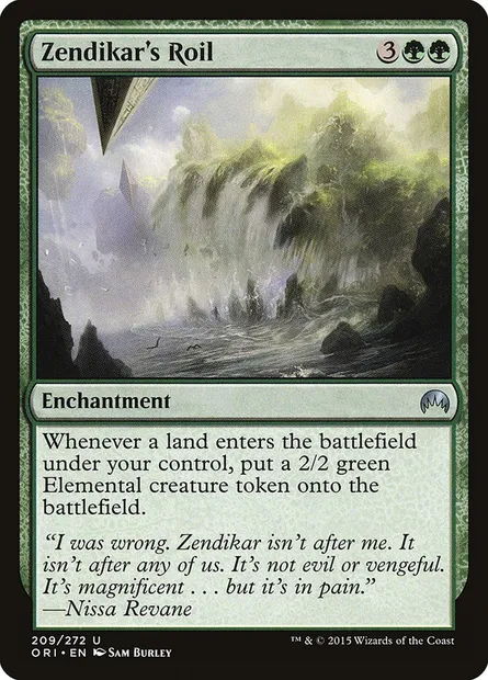 Zendikar's Roil, Magic card ORI 209 — Magic Origins set