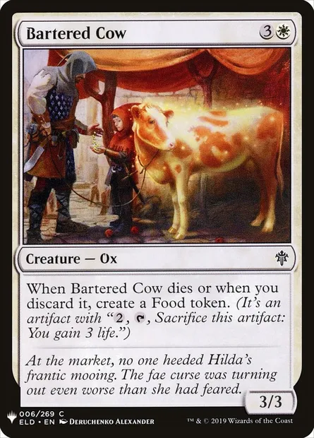 Vache troquée, carte Magic PLST ELD-6 — extension The List