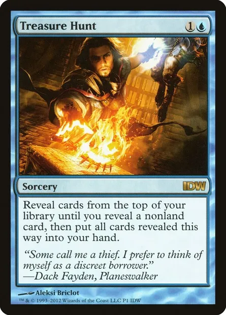 Treasure Hunt, Magic card PIDW 1 — IDW Comics Inserts set