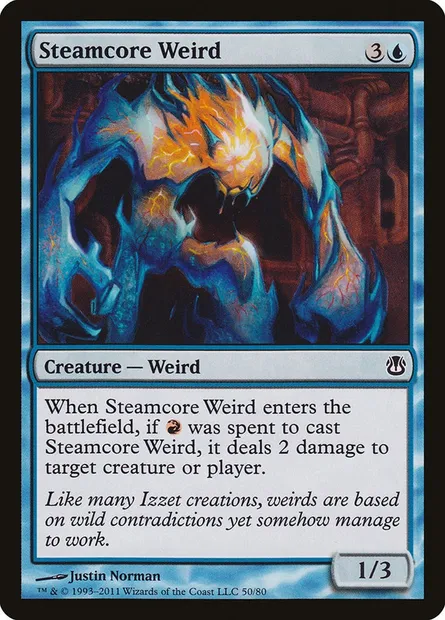 Steamcore Weird, Magic card DDH 50 — Duel Decks: Ajani vs. Nicol Bolas set