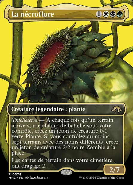 La nécroflore, carte Magic MH3 378 — extension Modern Horizons 3
