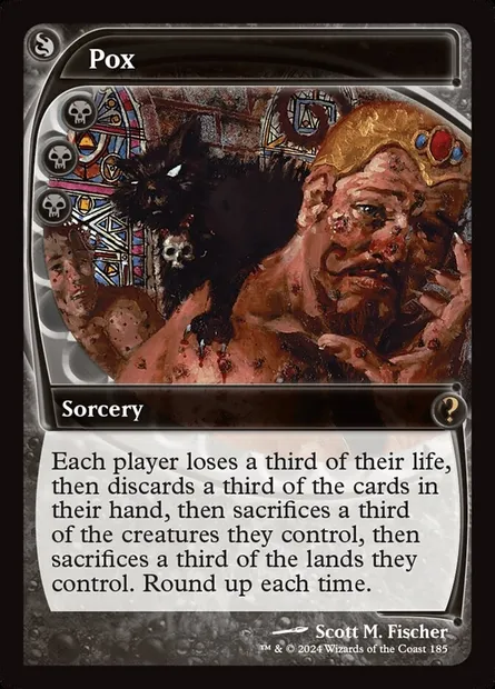 Pox, Magic card MB2 185 — Mystery Booster 2 set