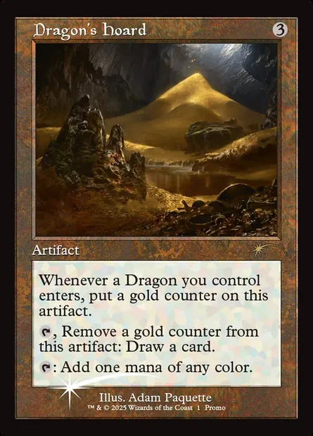 Butin du dragon, carte Magic PW25 18 — extension Wizards Play Network 2025