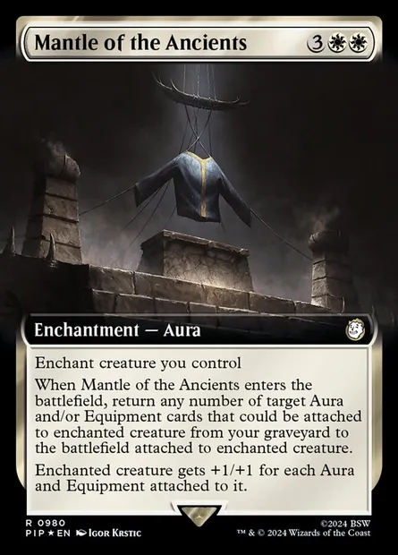 Mantle of the Ancients, Magic card PIP 980 — Fallout set