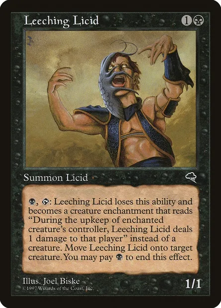 Litique sangsue, carte Magic TMP 141 — extension Tempête