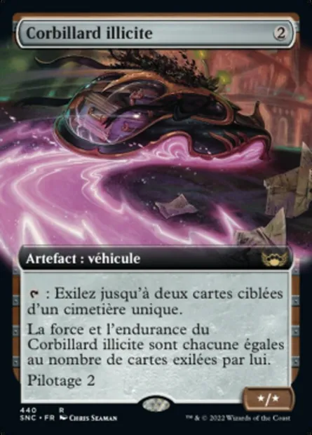 Corbillard illicite, carte Magic SNC 440 — extension Les rues de la Nouvelle-Capenna