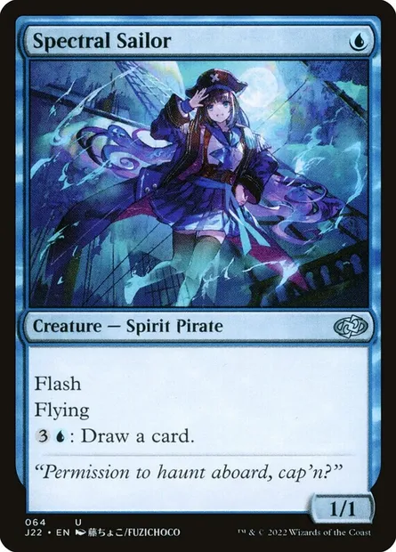 Spectral Sailor, Magic card J22 64 — Jumpstart 2022 set
