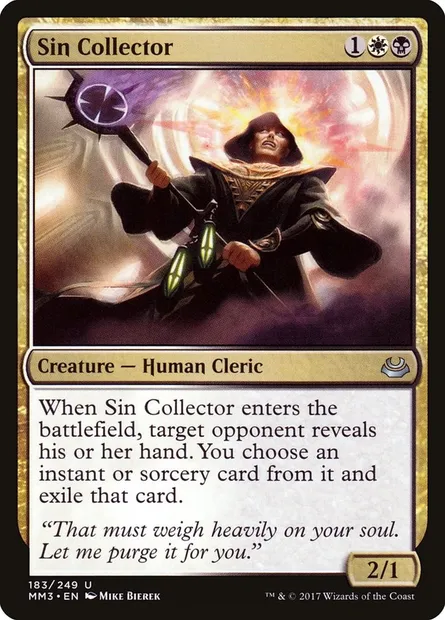 Sin Collector, Magic card MM3 183 — Modern Masters 2017 set