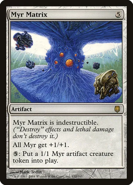 Myr Matrix, Magic card DST 132 — Darksteel set