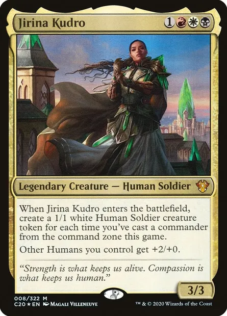 Jirina Kudro, Magic card C20 8 — Commander 2020 set