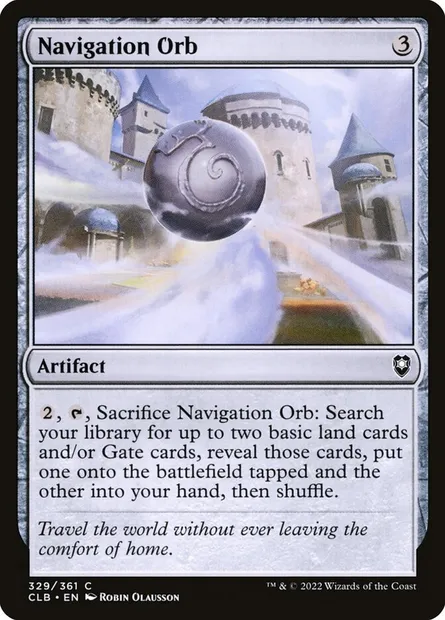 Navigation Orb, Magic card CLB 329 — Commander Legends: Battle for Baldur's Gate set