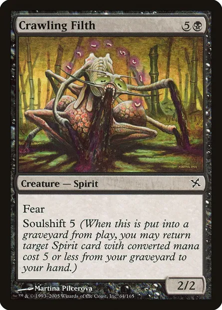 Crawling Filth, Magic card BOK 64 — Betrayers of Kamigawa set