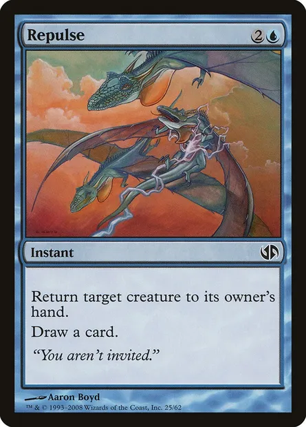 Répulsion, carte Magic DD2 25 — extension Duel Decks: Jace vs. Chandra