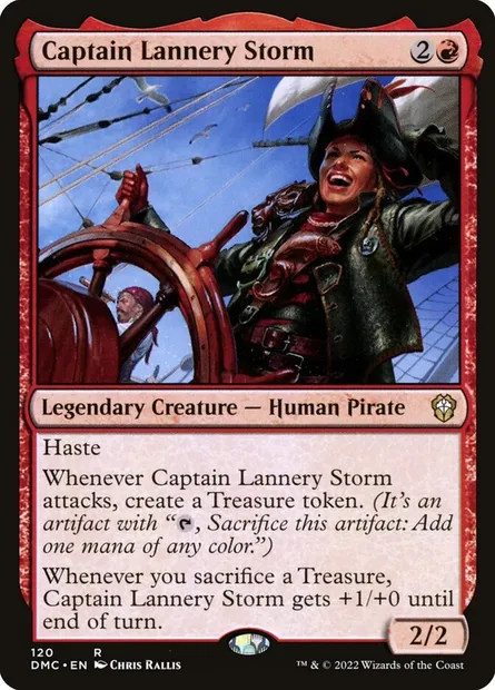 Captain Lannery Storm, Magic card DMC 120 — Dominaria United Commander set