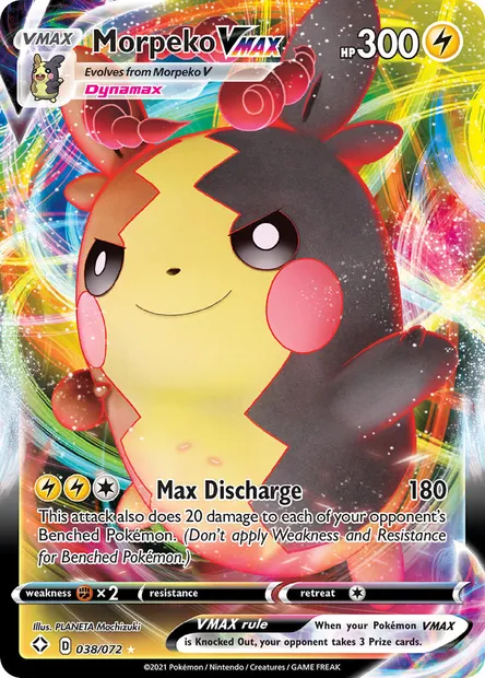 Morpeko VMAX, Pokémon card SHF 38 — Shining Fates set