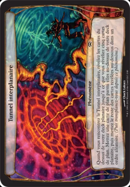 Tunnel interplanaire, carte Magic OPC2 2 — extension Planechase 2012 Planes