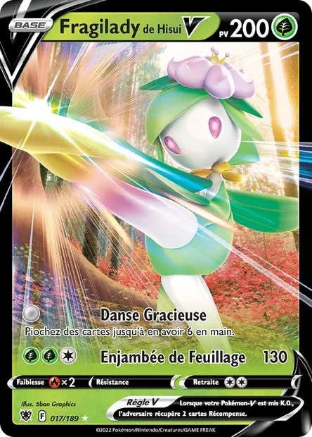 Fragilady de Hisui V, carte Pokémon ASR 017 — extension Astres Radieux