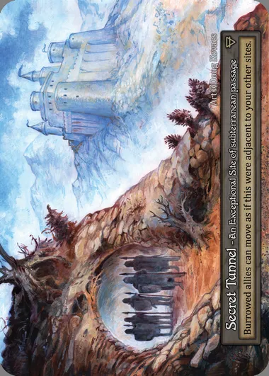 Secret Tunnel, carte Sorcery ALP 392 — extension Alpha