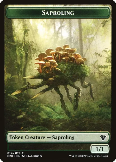 Saproling, Magic card TC20 14 — Commander 2020 Tokens set