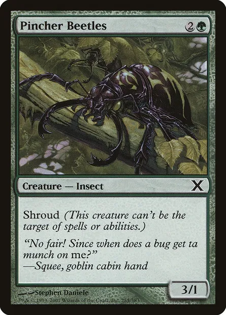 Pincher Beetles, Magic card 10E 285 — Tenth Edition set