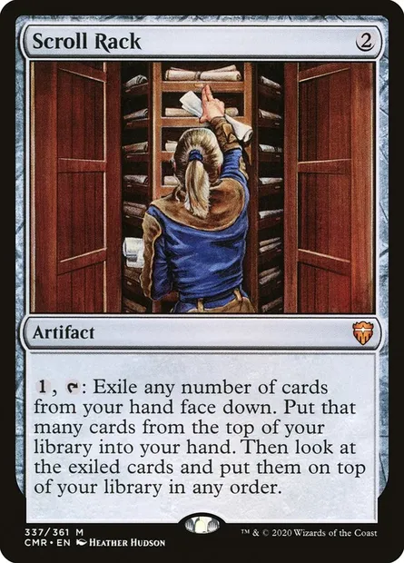 Scroll Rack, Magic card CMR 337 — Commander Legends set