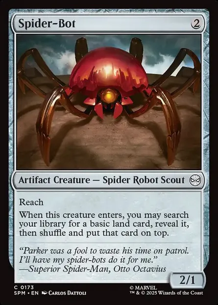 Spider-Bot, Magic card SPM 173 — Marvel's Spider-Man set