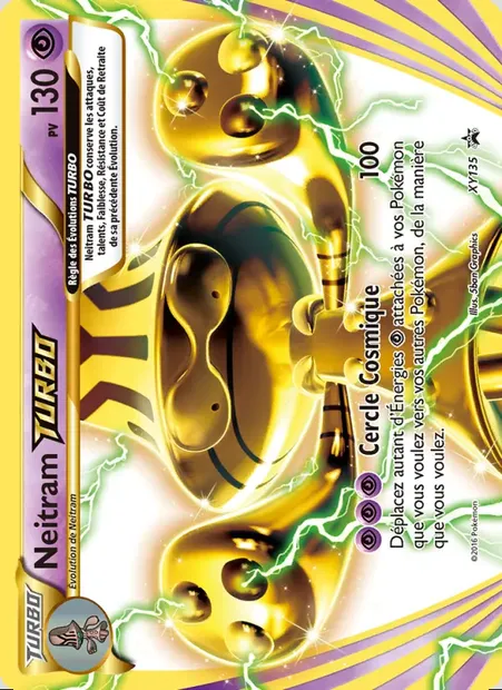 Neitram TURBO, carte Pokémon XY 135 — extension Promo XY