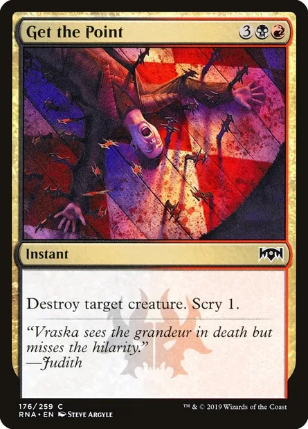 Get the Point, Magic card RNA 176 — Ravnica Allegiance set