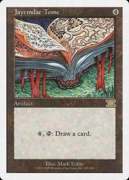 Jayemdae Tome, Magic card 6ED 295 — Classic Sixth Edition set