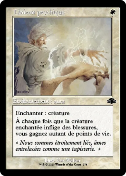 Liaison psychique, carte Magic DMR 274 — extension Dominaria Remastered
