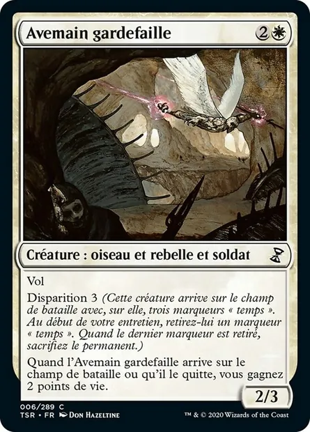 Avemain gardefaille, carte Magic TSR 6 — extension Spirale Temporelle Remastered