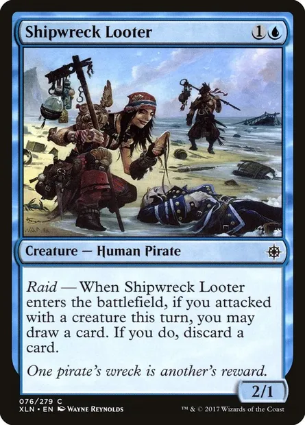 Shipwreck Looter, Magic card XLN 76 — Ixalan set