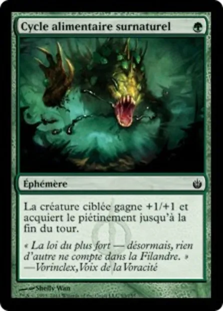 Cycle alimentaire surnaturel, carte Magic MBS 93 — extension Mirrodin assiégé