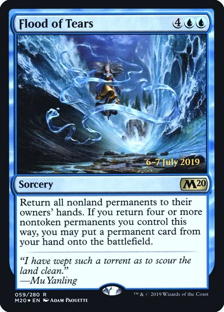 Flood of Tears, Magic card PM20 59s — Core Set 2020 Promos set